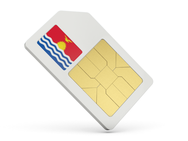 Sim card icon. Download flag icon of Kiribati at PNG format