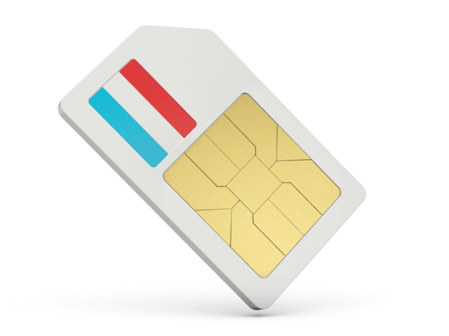 Sim card icon. Download flag icon of Luxembourg at PNG format