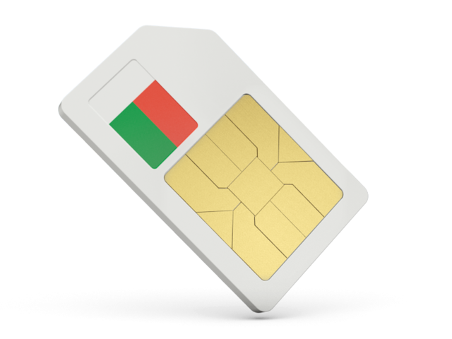 Sim card icon. Download flag icon of Madagascar at PNG format