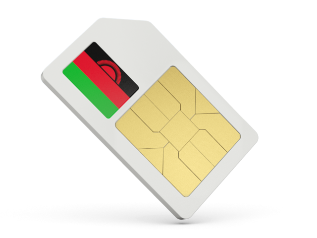 Sim card icon. Download flag icon of Malawi at PNG format