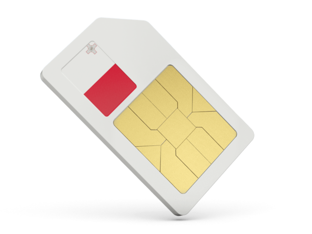 Sim card icon. Download flag icon of Malta at PNG format