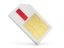 Monaco. Sim card icon. Download icon.