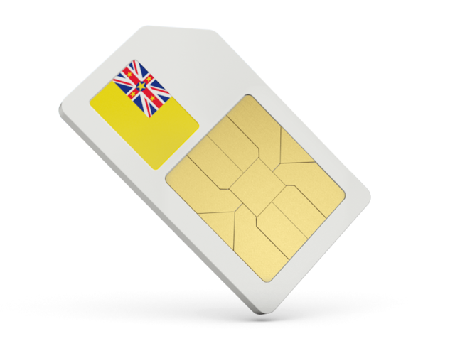 Sim card icon. Download flag icon of Niue at PNG format
