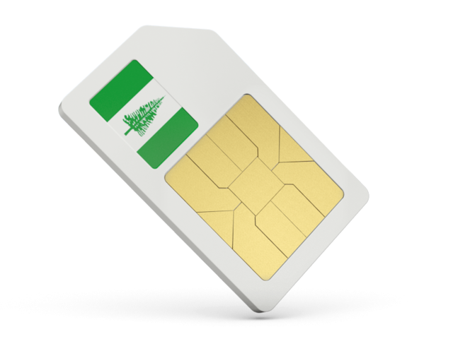 Sim card icon. Download flag icon of Norfolk Island at PNG format