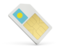 Palau. Sim card icon. Download icon.