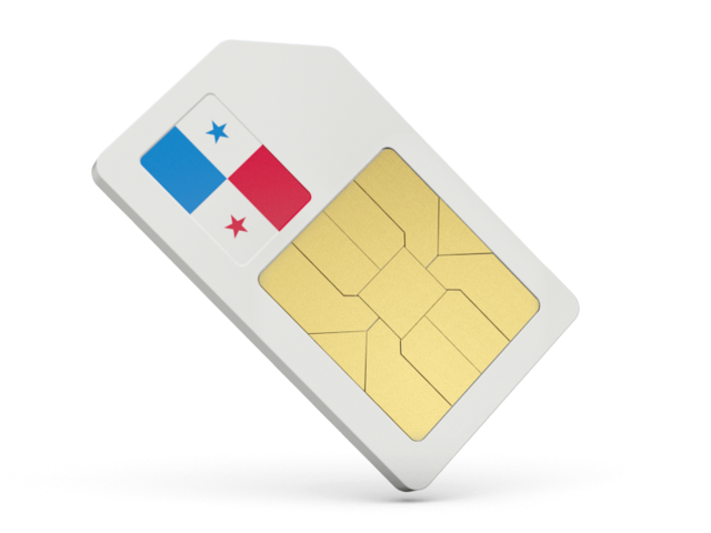 Sim card icon. Download flag icon of Panama at PNG format