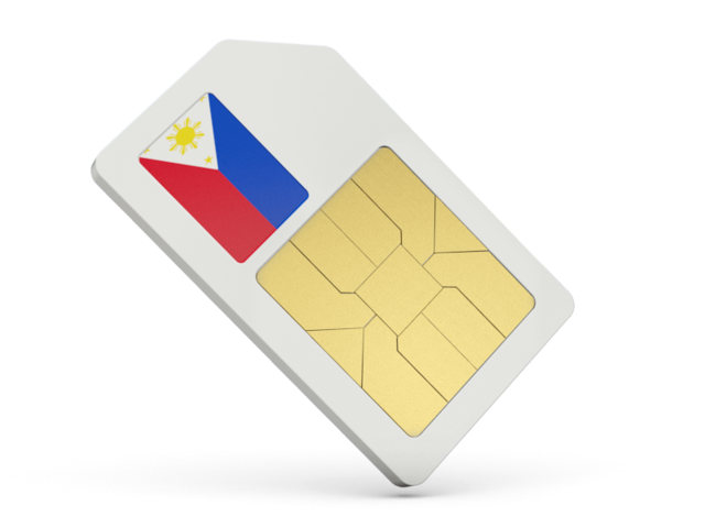 Sim card icon. Download flag icon of Philippines at PNG format