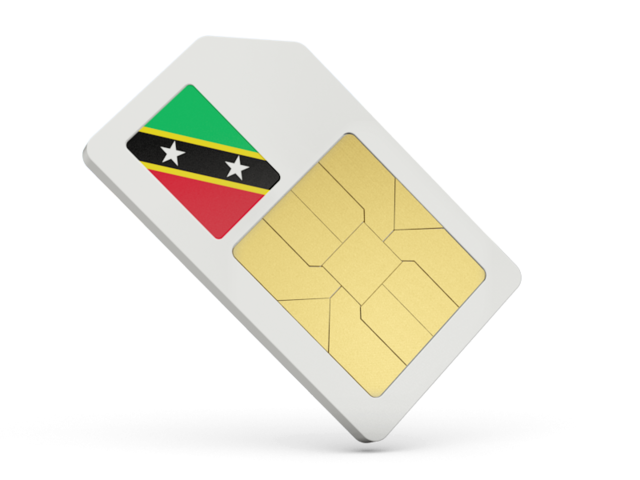 Sim card icon. Download flag icon of Saint Kitts and Nevis at PNG format