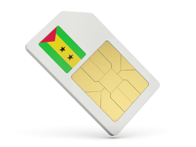 Sim card icon. Download flag icon of Sao Tome and Principe at PNG format