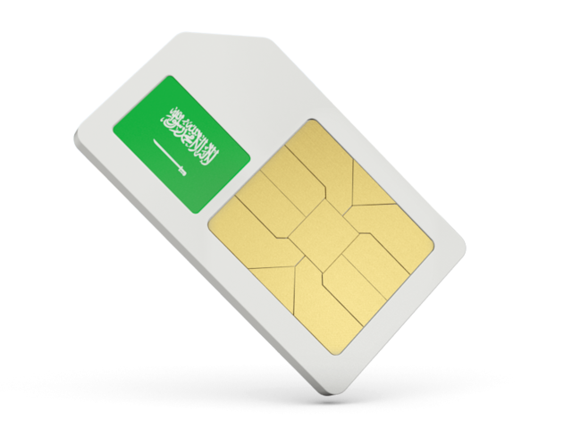 Sim card icon. Download flag icon of Saudi Arabia at PNG format