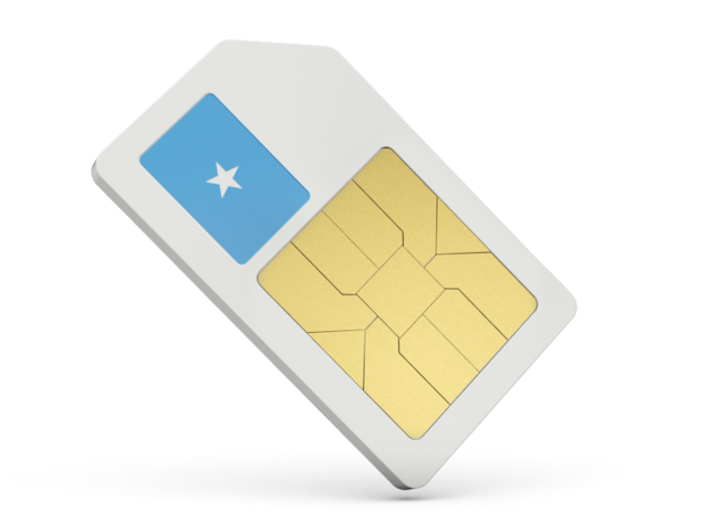 Sim card icon. Download flag icon of Somalia at PNG format