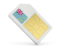 Tuvalu. Sim card icon. Download icon.