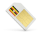 Uganda. Sim card icon. Download icon.