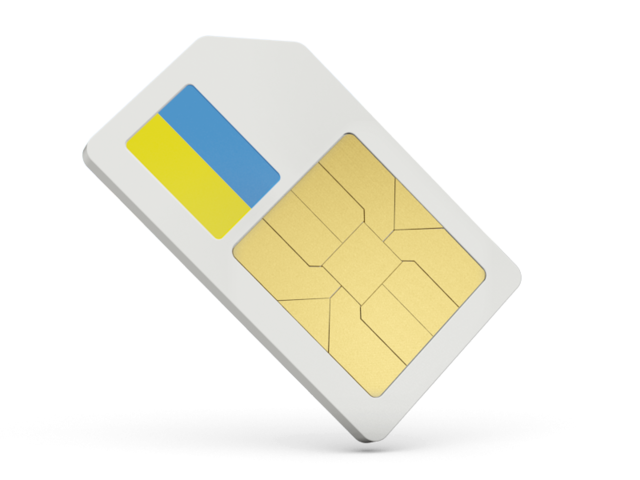 Sim card icon. Download flag icon of Ukraine at PNG format