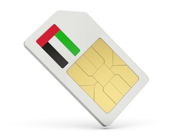 Sim card icon. Download flag icon of United Arab Emirates at PNG format