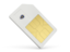 Flag of state of Massachusetts. Sim card icon. Download icon