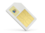 Flag of state of New Jersey. Sim card icon. Download icon