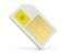 Flag of state of New Mexico. Sim card icon. Download icon