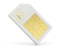 Flag of state of Rhode Island. Sim card icon. Download icon