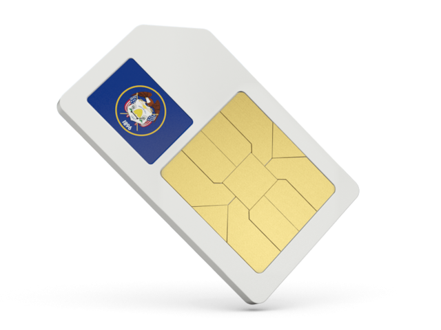 Sim card icon. Download flag icon of Utah