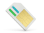 Uzbekistan. Sim card icon. Download icon.