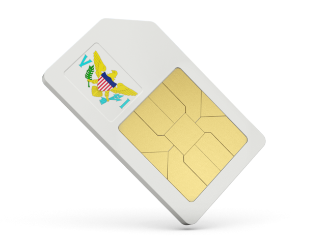 Sim card icon. Download flag icon of Virgin Islands of the United States at PNG format