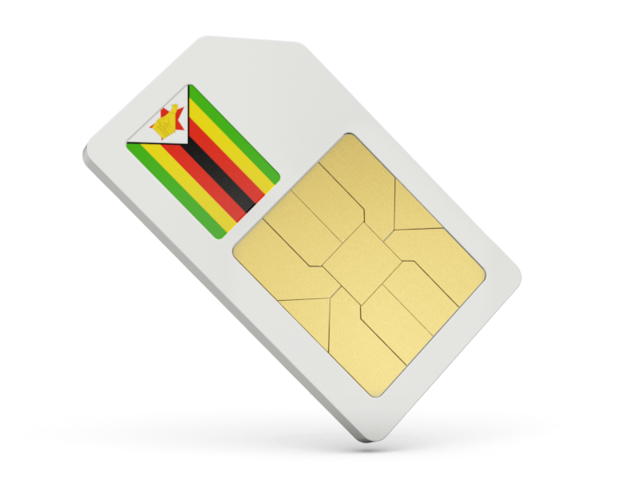 Sim card icon. Download flag icon of Zimbabwe at PNG format