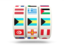 Bahamas. Slots icon. Download icon.