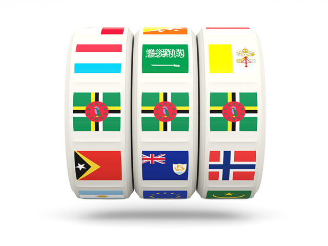 Slots icon. Download flag icon of Dominica at PNG format