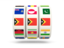 East Timor. Slots icon. Download icon.