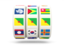 French Guiana. Slots icon. Download icon.