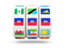 Haiti. Slots icon. Download icon.