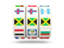 Jamaica. Slots icon. Download icon.