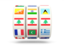 Lebanon. Slots icon. Download icon.