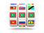 Maldives. Slots icon. Download icon.