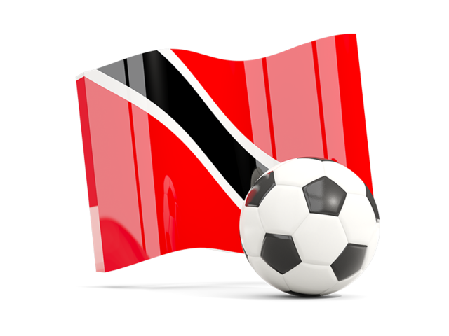 Soccerball with waving flag. Download flag icon of Trinidad and Tobago at PNG format