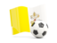 Vatican City. Soccerball with waving flag. Download icon.