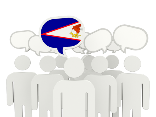 Speech bubble. Download flag icon of American Samoa at PNG format