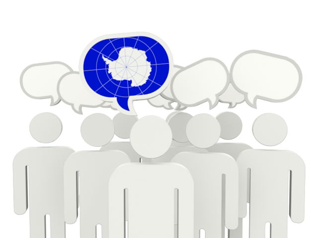 Speech bubble. Download flag icon of Antarctica at PNG format