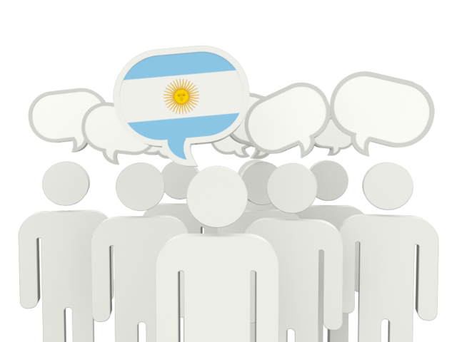 Speech bubble. Download flag icon of Argentina at PNG format