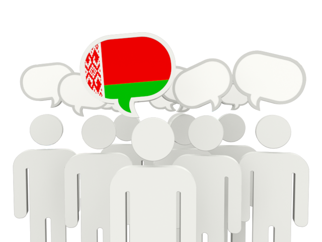 Speech bubble. Download flag icon of Belarus at PNG format