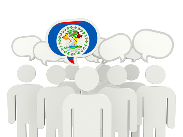 Speech bubble. Download flag icon of Belize at PNG format