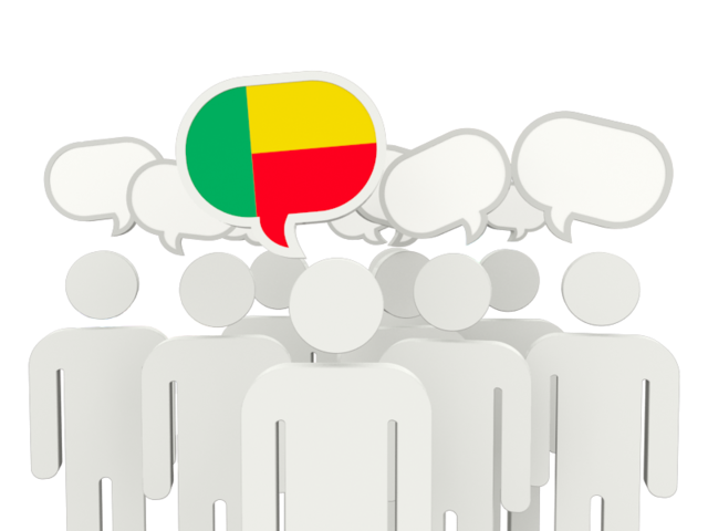 Speech bubble. Download flag icon of Benin at PNG format