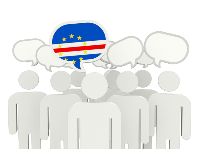 Speech bubble. Download flag icon of Cape Verde at PNG format