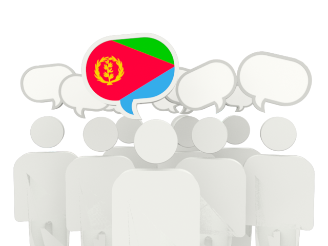 Speech bubble. Download flag icon of Eritrea at PNG format
