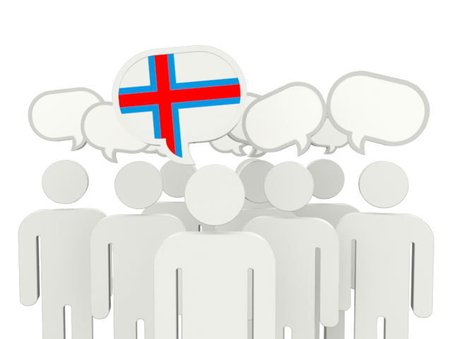 Speech bubble. Download flag icon of Faroe Islands at PNG format
