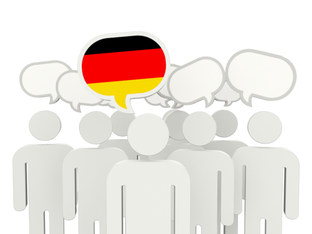 Speech bubble. Download flag icon of Germany at PNG format