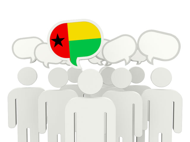 Speech bubble. Download flag icon of Guinea-Bissau at PNG format