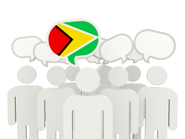 Speech bubble. Download flag icon of Guyana at PNG format