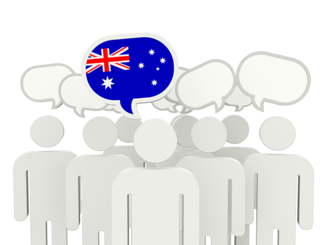 Speech bubble. Download flag icon of Heard Island at PNG format